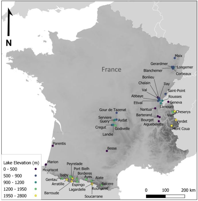 source: https://srtm.csi.cgiar.org/) within the geopolitical boarders of France.